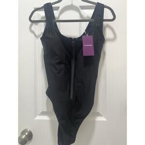 NWT! Heyshape One Piece Bodysuit Womens Size S Black